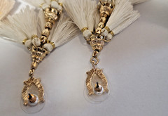 Lot of 5 Pairs Vintage Unbranded & 2 Branded Tassel Fashion Pierced Earrings