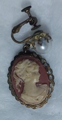 cameo vintage antique jewelry lot