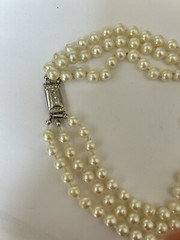 Vintage Carol Lee Cocktail Necklace Chunky Statement Pearl Beads 18”