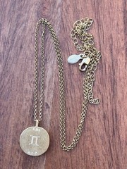 Vintage 925 Gold Vermeil Nugget Pendant Necklace 18-20 Woman’s Jewelry