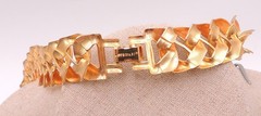 Vintage Trifari Gold-Tone Statement Necklace Chunky Collar Bib Gorgeous! Career