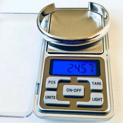 Sterling Silver 925 Cuff Bracelet Solid Smooth 24 grams