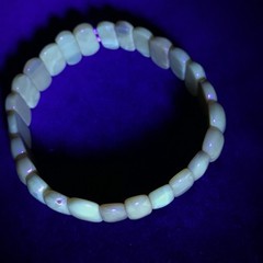 Vintage Natural Baltic Amber Stretch Bracelet Butterscotch Egg Yolk Panels 7,5”