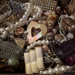 Vintage to Now Jewelry Lot, All Wearable Untested. No Junk. Box D3
