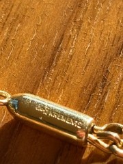 Vintage Krementz Gold Overlay Rope Chain Necklace 18” Classic Barrel Clasp