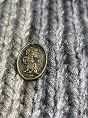 Vintage Brass Toned Bronco Horse Pin