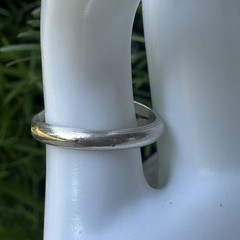 VTG Old Pawn Ring Size 4 Native American Ithaca Peak Turquoise Sterling 2.2g