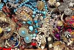 15 Pound Lbs Unsearched Huge Lot Jewelry VTG Vintage Modern Junk & Wear Tangled