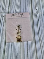 Vintage Kirk’s Folly NWT Gold Tone diploma Charm With Clasp
