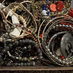 Vintage to Now Jewelry Lot All Wearable Necklaces & Bracelets No Broken. Box BN6