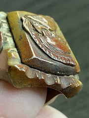 Vintage 1940s Mexican Biker Ring Roman Centurion Trojan Soldier 9.75 Two-Tone