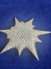 Vintage Jomaz Pavé Rhinestone Supernova Starburst Brooch Pin