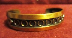 VINTAGE RENOIR ART DECO COPPER EARRINGS – WITH COPPER BRACELET
