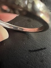 Diamond Eternity Wedding Anniversary Band With Hearts In 14k White Gold Sz 6.5