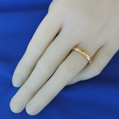 VINTAGE SOLID 14 KARAT GOLD Deco Wedding Band Size 6.5 ArtCarved Ring 3.23 Grams