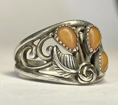 VTG 925 Sterling Silver Spiny Oyster Wheeler Manufacturing Company Ring Sz 10