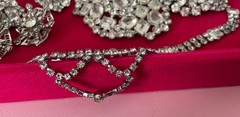 B David brooch and unsigned brooches earrings necklaces bling