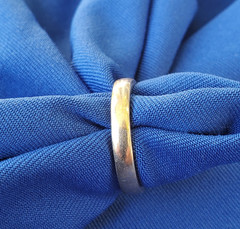 VINTAGE SOLID 14 KARAT GOLD Deco Wedding Band Size 6.5 ArtCarved Ring 3.23 Grams