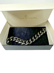 NEW OLD STOCK 1970s Sarah Coventry 7 1/2″ Chunky Chain Bracelet “BRUTE 9794”