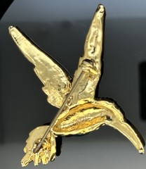 Seven Piece Lot Of Varied Birds With Enamel Or Rhinestones.