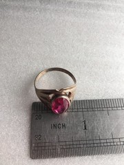 Rings silver 875 gold Plated Russian Soviet Silver vintage USSR old