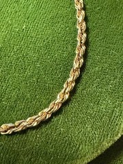 Vintage Italian SOLID 14KT Gold Stamped 7.5″ Bracelet 3.2 Grams New Old Stock