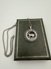 Vintage Sterling Silver Capricorn Pendant Necklace 1960-1970 M&M Original Box