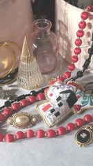 Grandma’s Estate; Jewelry, Trinkets, & Vtg, Fun, Floral Inspired Junk! #171
