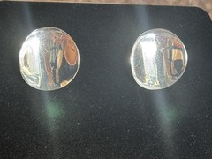 Vintage Avon + Costume Jewelry Post Earrings Lot of 5 Pairs Gold Tone Cloisonne