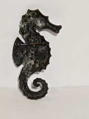 Seahorse Rhinestone Brooch Pin 3.25″ Multicolor Sea Life Beach Cruise