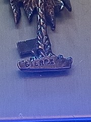 Silver Florida Palm Tree Charm #560