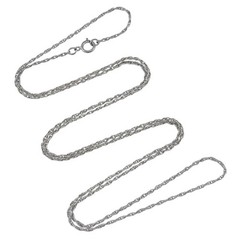 Vintage Sterling Silver 925 Rope Chain Necklace 26″