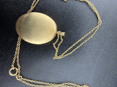 PPC Princess Pride Creations 1/20 14k Gold Filled St. Mary Locket Photo Pendant