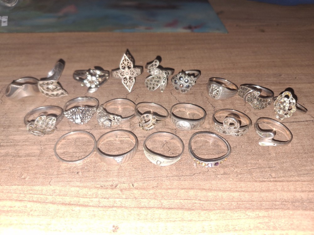Vintage USSR RING IN STERLING SILVER 925 size 9(19)