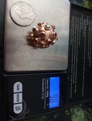 Pendant Variety Of Stones Handmade From BRASIL RED 14.KT