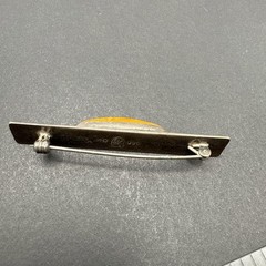 Vintage 835 Silver Signed Brooch Pin J64
