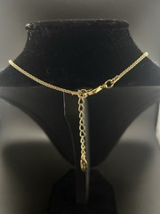 Vintage Beria Collection Bronze 18KT Yellow Gold Plated Carnelian Necklace
