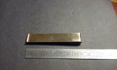 Vintage Gold-Tone Simple Chic Wide TIE BAR Clip 2.5″ Inches Unbranded