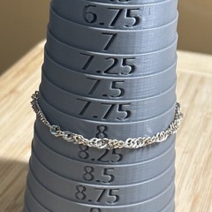 IBB TALY .925 Sterlling Silver Twisted Curb Vtg Chain Bracelet 8″ 6.26 Grams