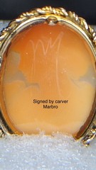 Very RARE Surviving Cameo Marbro Marked & Signed by Martinelli Bros Co 1931-1943