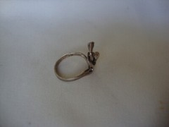 VINTAGE 1970-80s 3D DOGGIE STYLE COPULATION RING STERLING SILVER STAMP 925 SZ 5