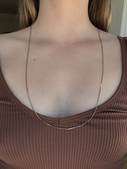 Vintage Gold Toned 29 In. Box Chain