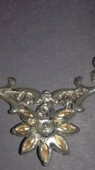 Vintage Signed Coro Costume Jewelry Adolf Katz Necklace and Earrings