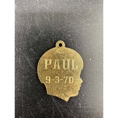Vintage Elco Paul Boy Silhouette Charm Pendant 051 (46)