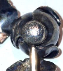 Vintage Sculpted Rose Brooch Pin 3D Designer Theodor Klotz Germany 835 Silver