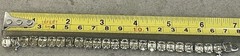 Eisenberg ICE Signed Bracelet Rhinestone 7” W/Safety Chain Rhodium Plated