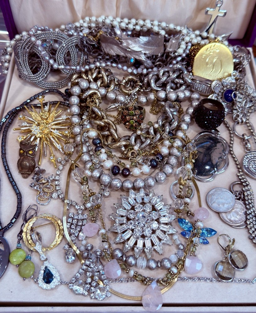 Vintage Estate Costume Jewelry Lot! AVON, MONET and more!