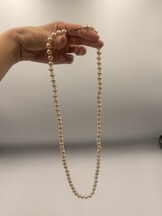 Vintage Miriam Haskell Faux Pearl Necklace Off White Choker