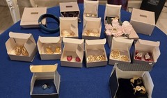 Vintage Avon Jewlery Lot Of 15.new In Box.sterling Silver Perfume Charm.1980s-90