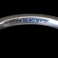 Estate Natural Diamonds 14k White Gold Band Ring 50%Eternity Wedding Anniversary